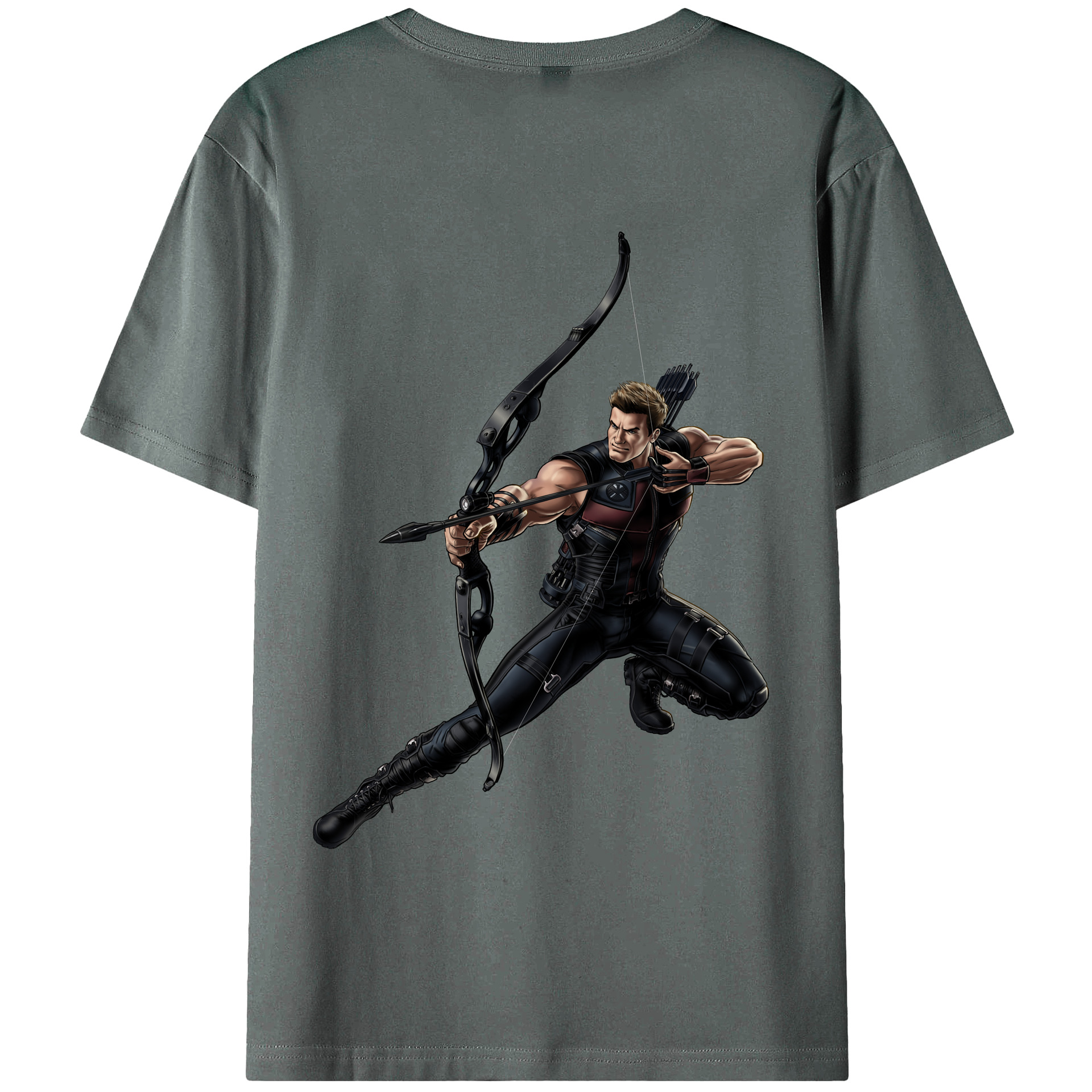 （画像用） アベンジャーズ The Avengers 綿100％半袖Tシャツ（背面プリント）